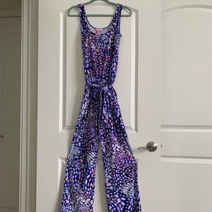 Lily Pulitzer Nena Velour jumpsuit (S)
